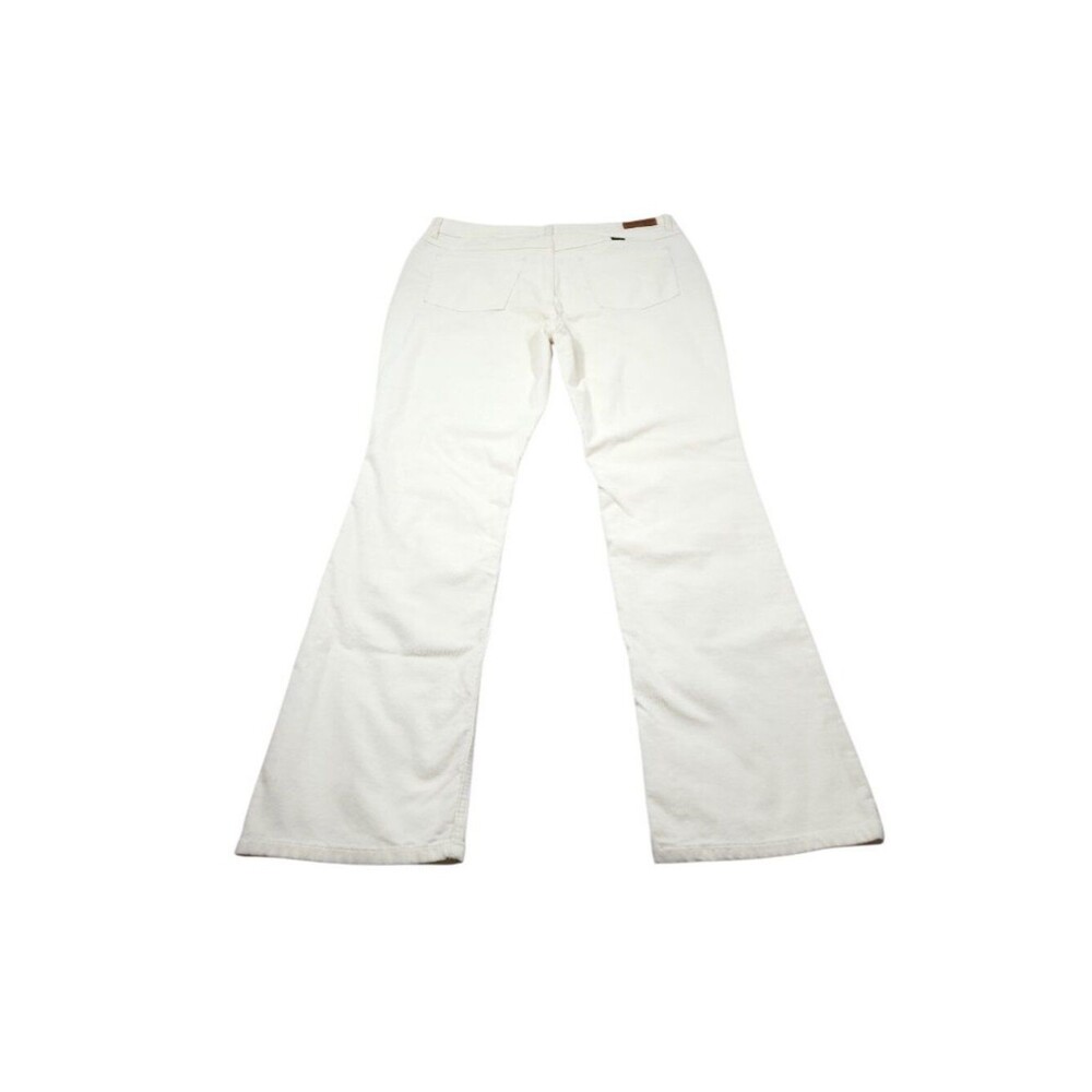 Wrangler High Rise Bold Boot Corduroy Bootcut Jeans White Cream Size 18 34 x 34 - Picture 3 of 9